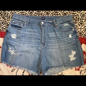 GAP High Waisted Jean Shorts